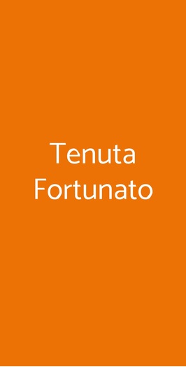 Tenuta Fortunato, Senise