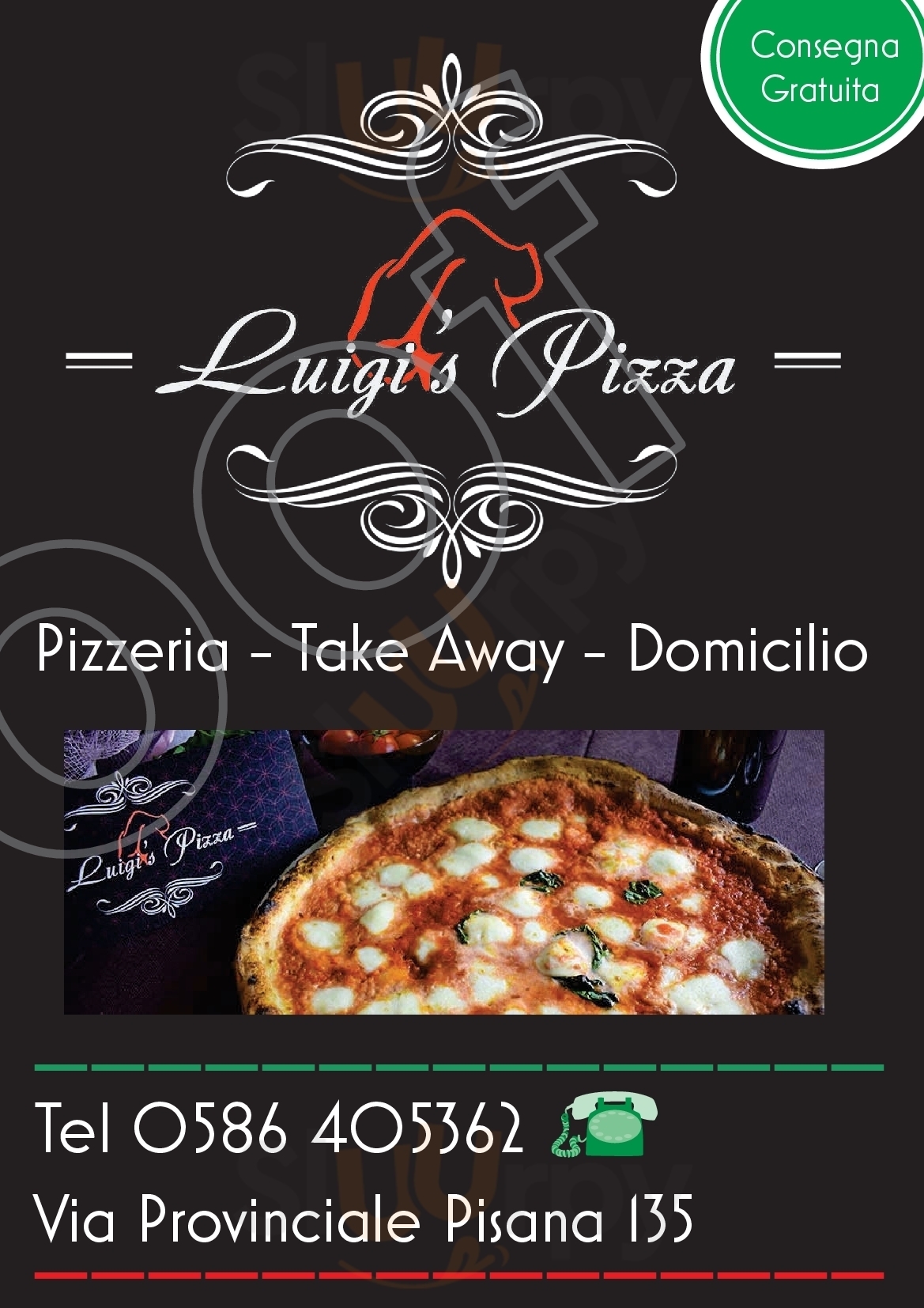 Luigi's Pizza Livorno menù 1 pagina