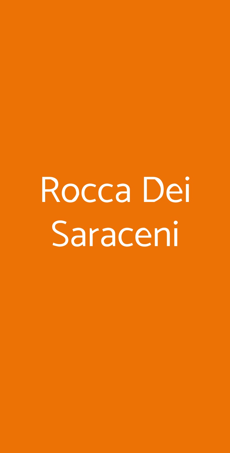 Rocca Dei Saraceni Regalbuto menù 1 pagina