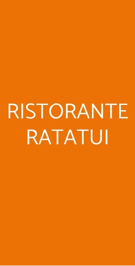 Ristorante Ratatui, Torino