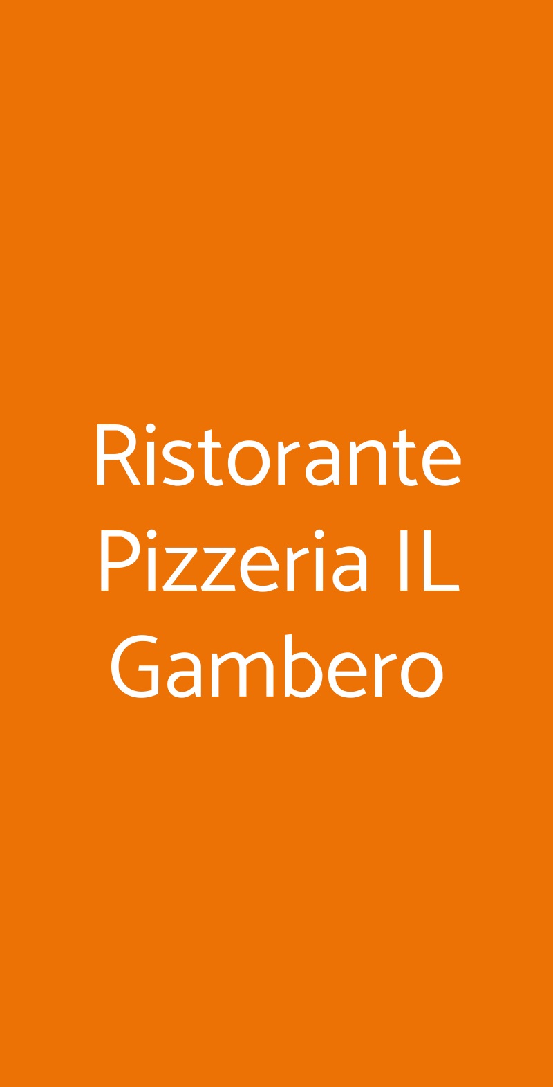 Ristorante Pizzeria IL Gambero Gassino Torinese menù 1 pagina