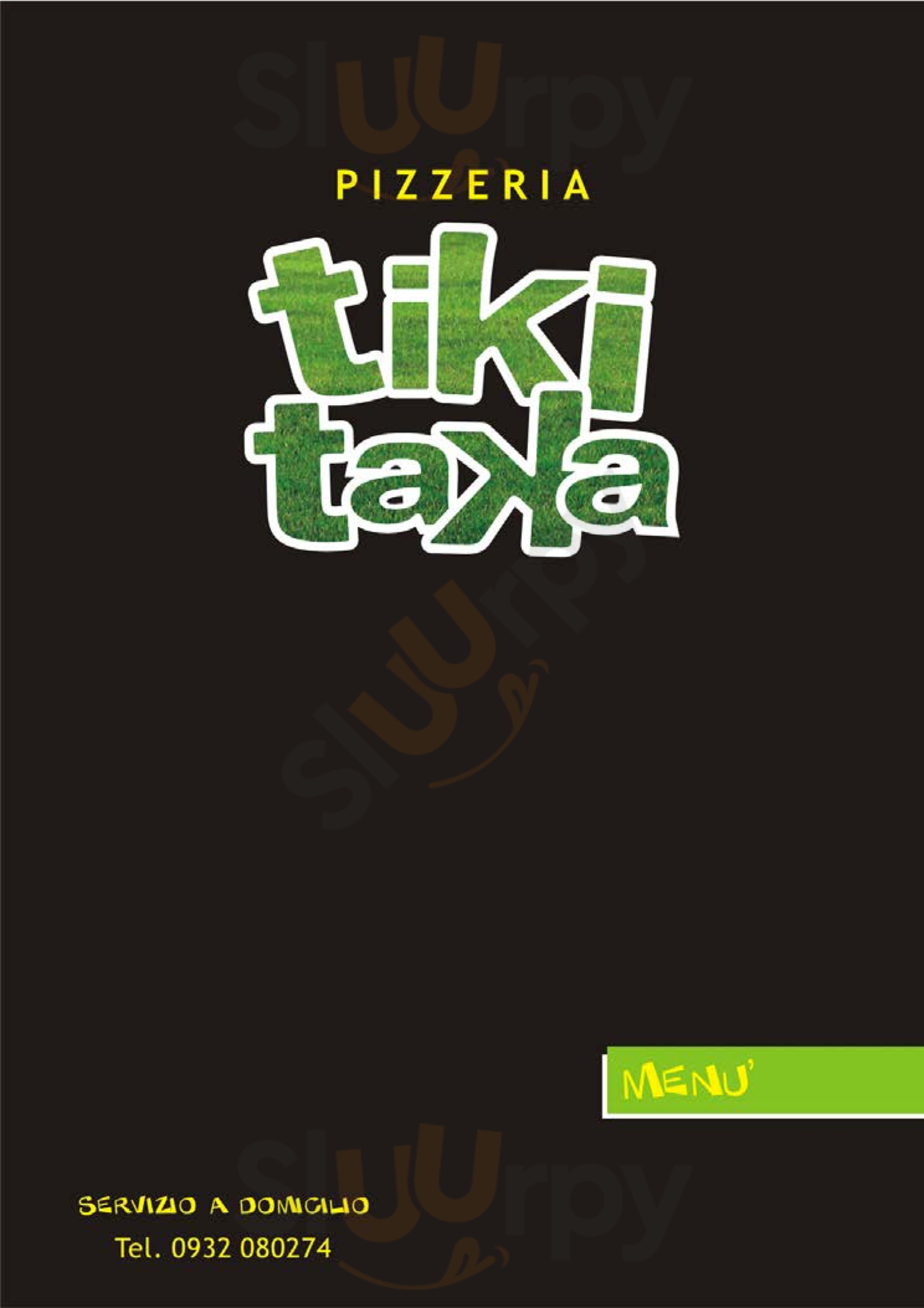 TikiTaka - Pizzeria Ragusa menù 1 pagina