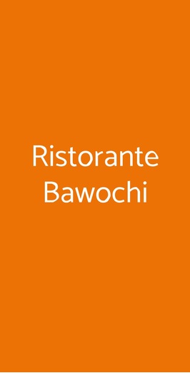Ristorante Bawochi, Pinerolo