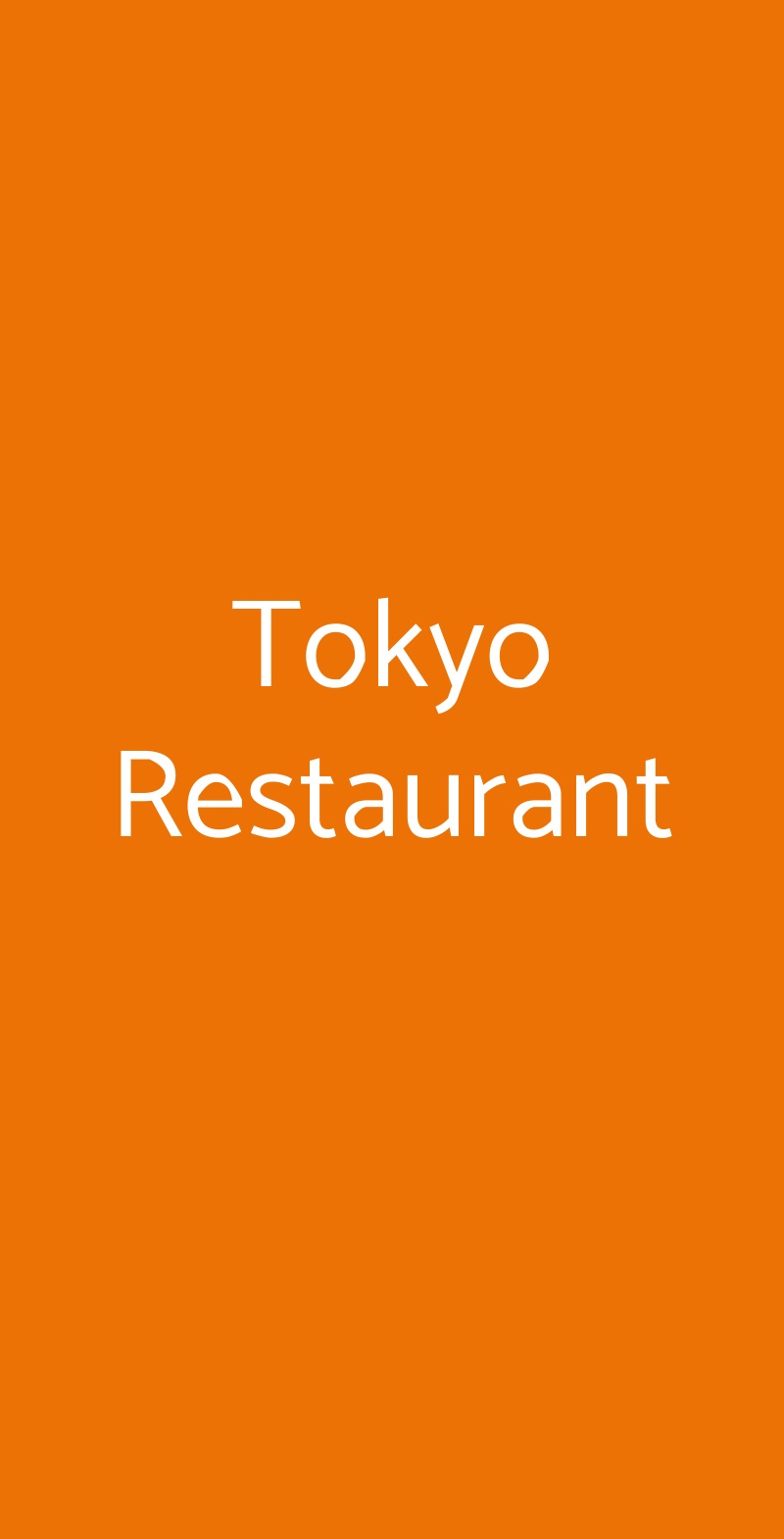 Tokyo Restaurant, Torino