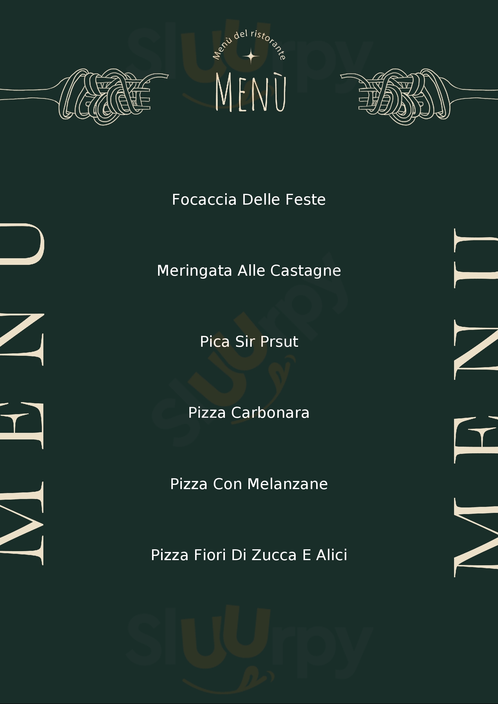 Pizzeria Magna Rosa Quincinetto menù 1 pagina