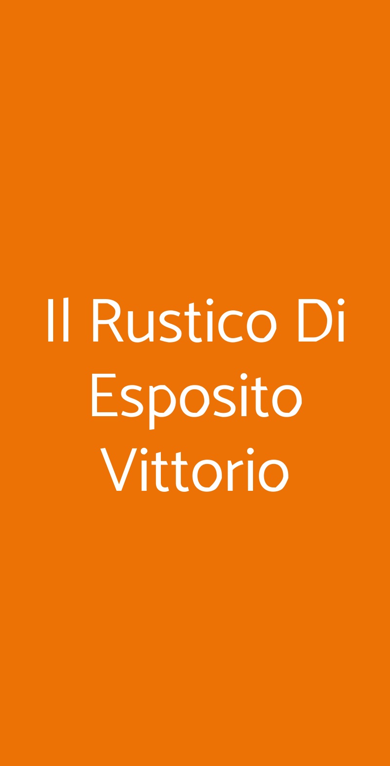 Il Rustico Di Esposito Vittorio Chieri menù 1 pagina