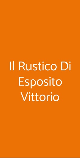 Il Rustico Di Esposito Vittorio, Chieri