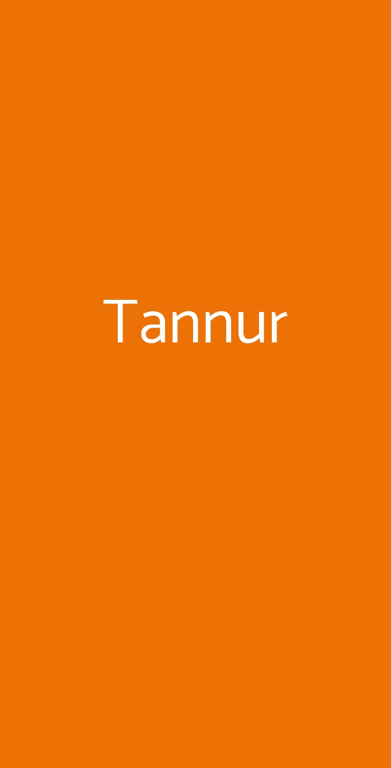 Tannur, Noto