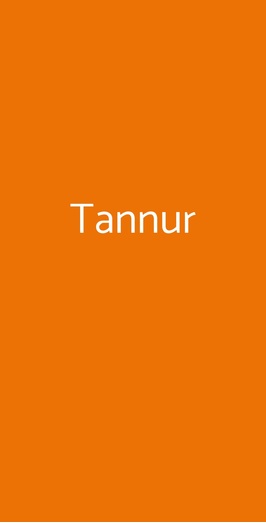 Tannur, Noto