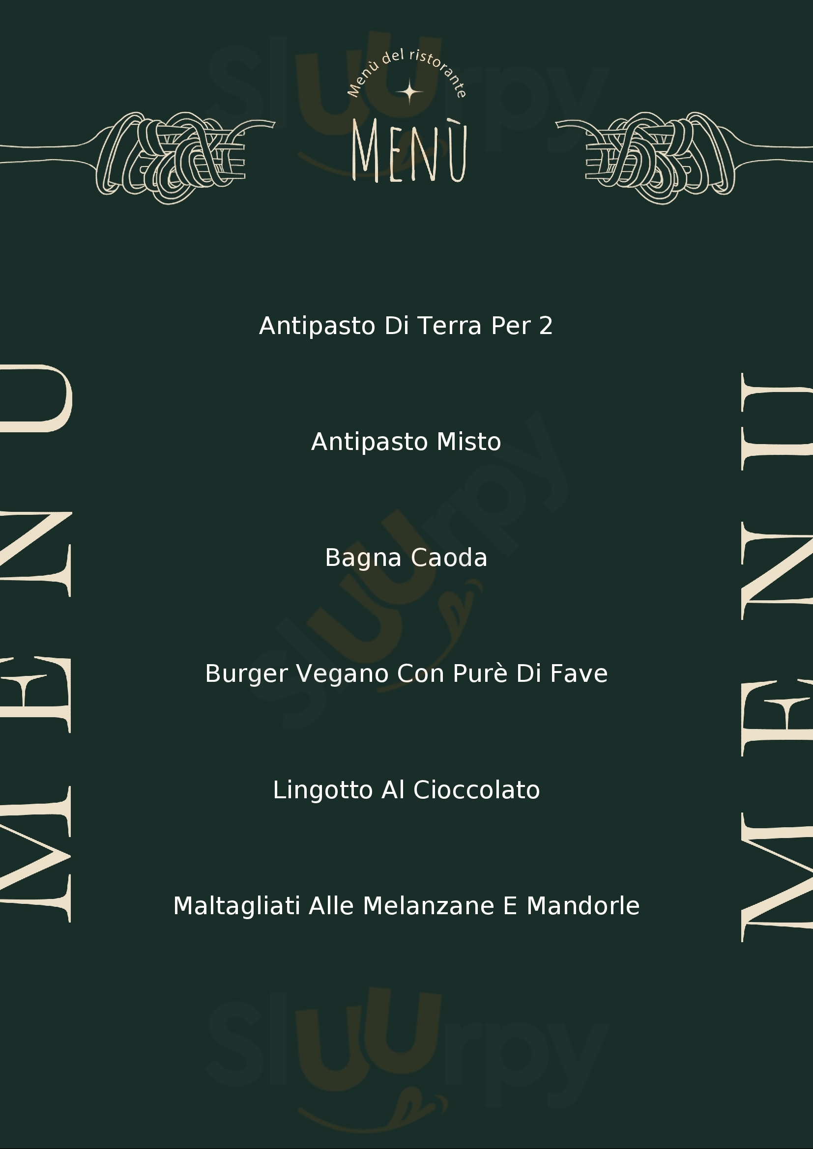 Ristorante Le Volte Campiglione-Fenile menù 1 pagina