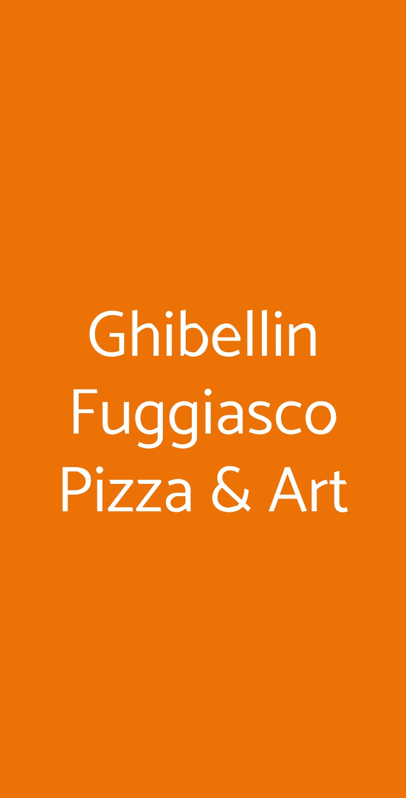 Ghibellin Fuggiasco Pizza & Art Siracusa menù 1 pagina