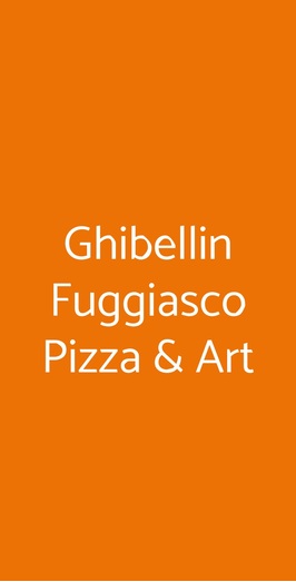 Ghibellin Fuggiasco Pizza & Art, Siracusa