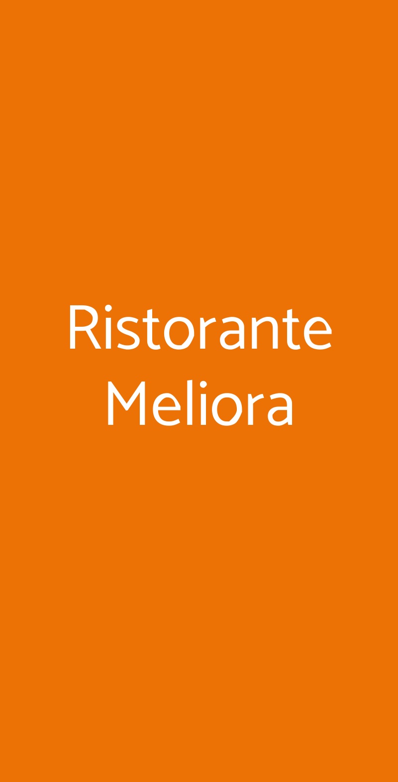 Ristorante Meliora, Noto