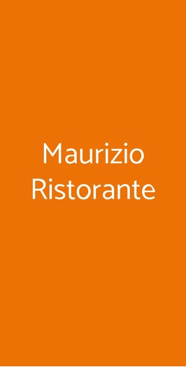Maurizio Ristorante, Portopalo di Capo Passero