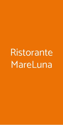 Ristorante Mareluna, Torino