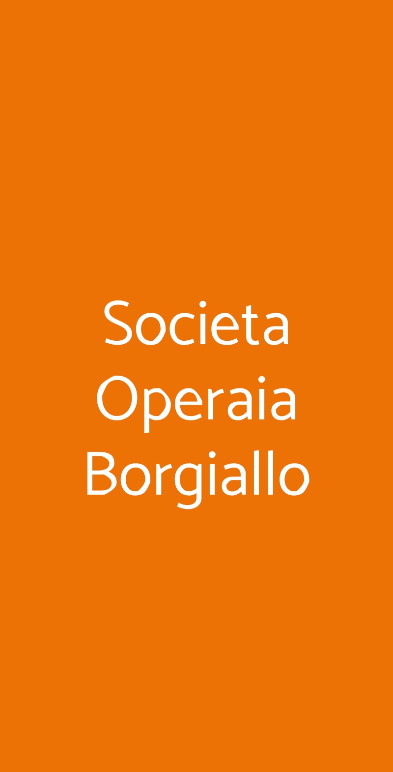 Societa Operaia Borgiallo Borgiallo menù 1 pagina