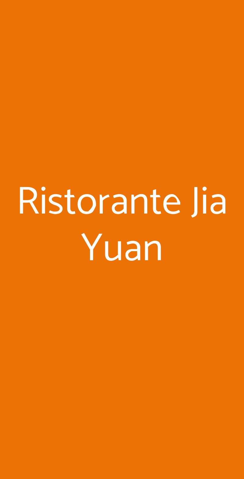 Ristorante Jia Yuan Torino menù 1 pagina