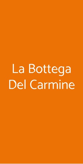 La Bottega Del Carmine, Marsala