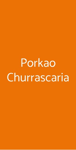 Porkao Churrascaria, Marsala