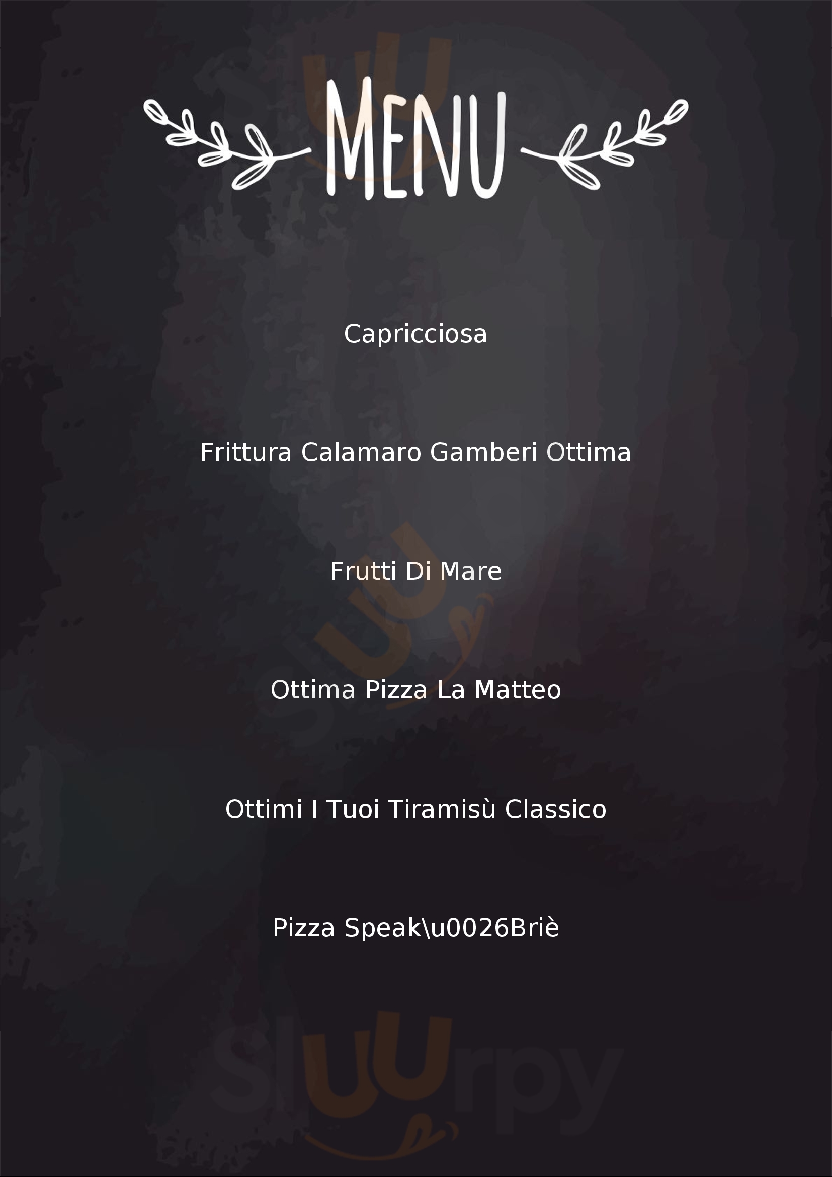 Trattoria Pizzeria Al Filatoio Druento menù 1 pagina