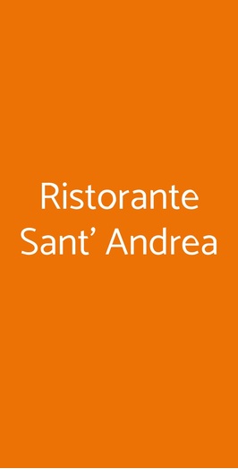Ristorante Sant' Andrea
