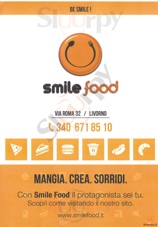 SMILE FOOD Livorno menù 1 pagina