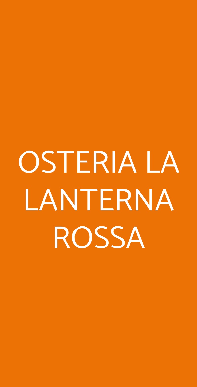 OSTERIA LA LANTERNA ROSSA Soverato menù 1 pagina