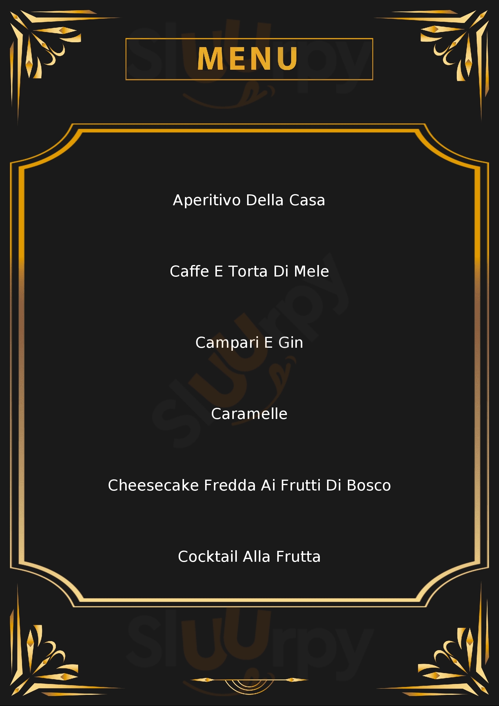Dolce Italia bar caffetteria Santa Eufemia Lamezia menù 1 pagina