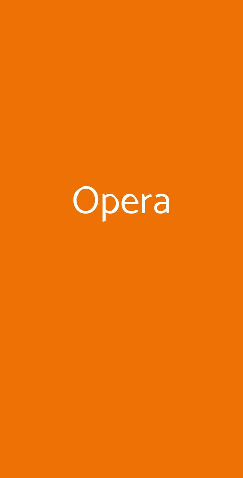 Opera Curinga menù 1 pagina