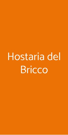 Hostaria Del Bricco, Firenze