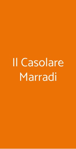 Il Casolare Marradi, Marradi
