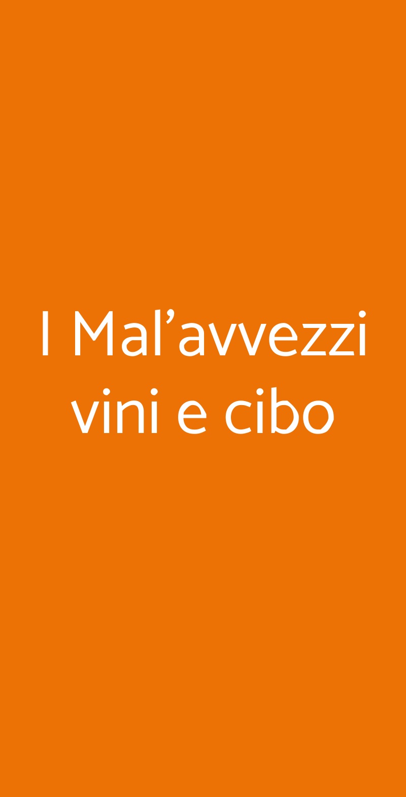 I Mal'avvezzi Vini E Cibo, Impruneta