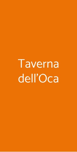 Taverna Dell'oca, Torino