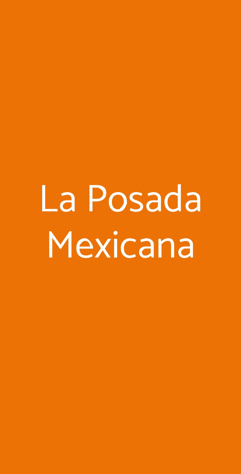 La Posada Mexicana Torino menù 1 pagina