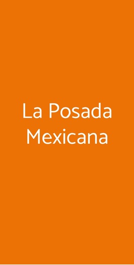 La Posada Mexicana, Torino