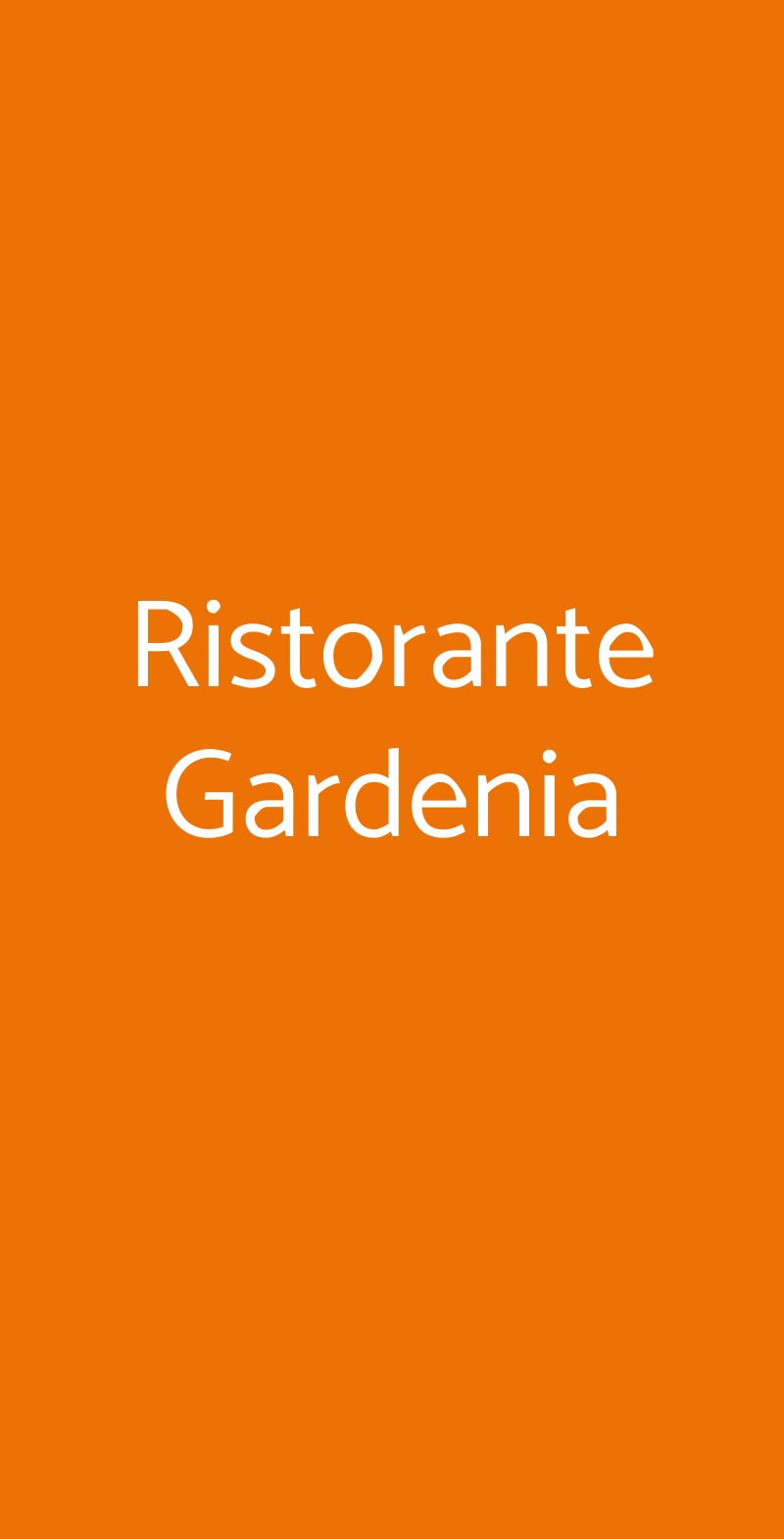 Ristorante Gardenia Caluso menù 1 pagina