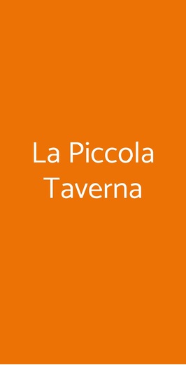 La Piccola Taverna, Villa San Giovanni