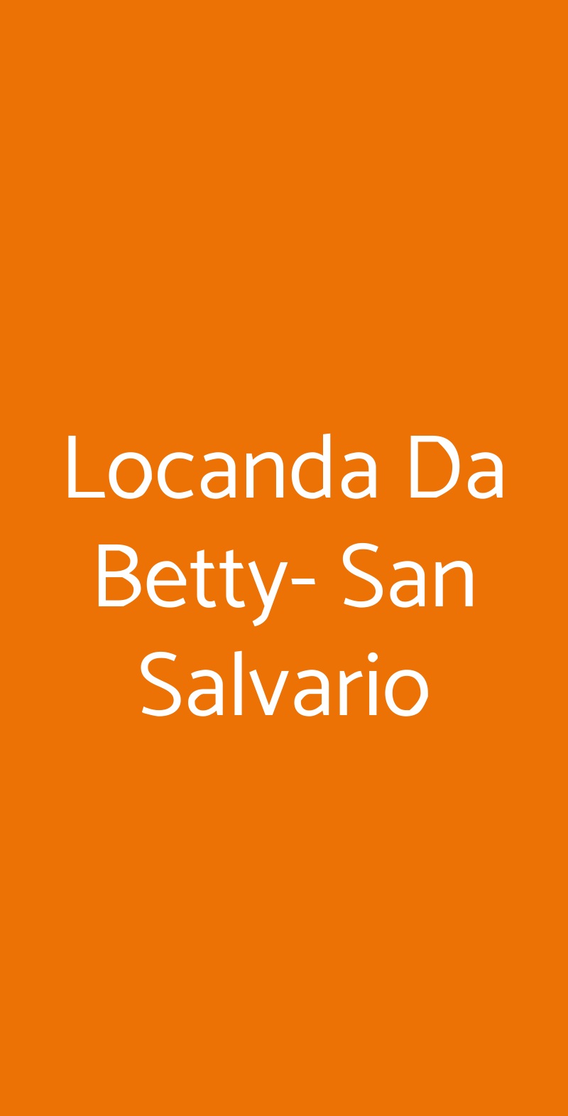 Locanda Da Betty- San Salvario Torino menù 1 pagina