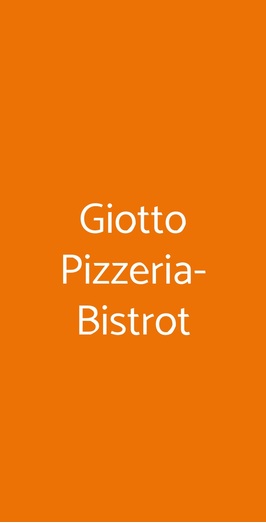 Giotto Pizzeria-bistrot, Firenze