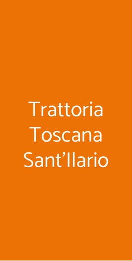 Trattoria Toscana Sant'ilario, Gambassi Terme