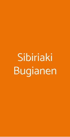 Sibiriaki Bugianen, Torino