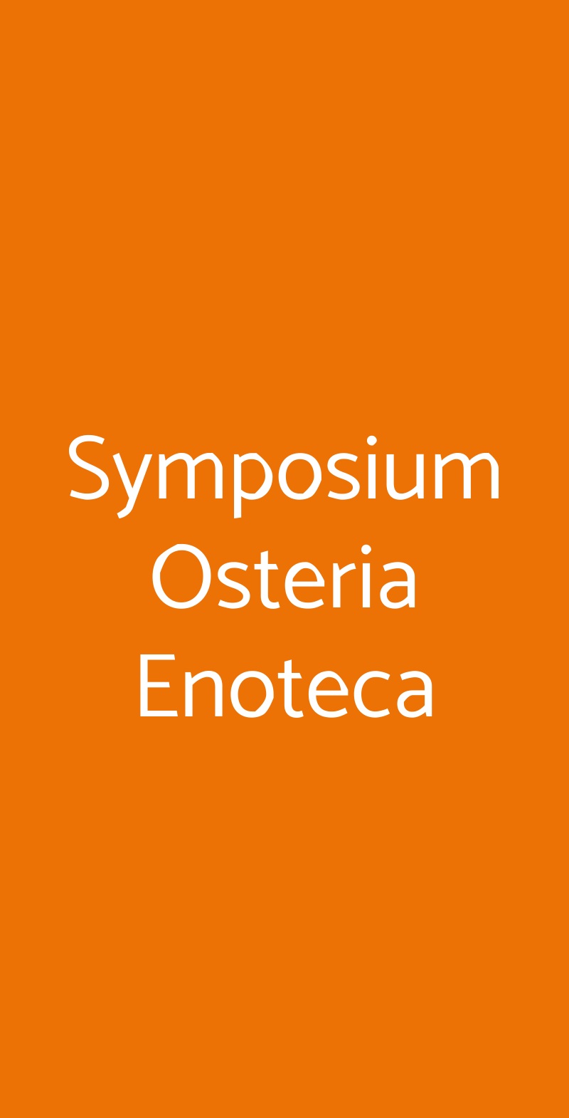 Symposium Osteria Enoteca, Caselle Torinese