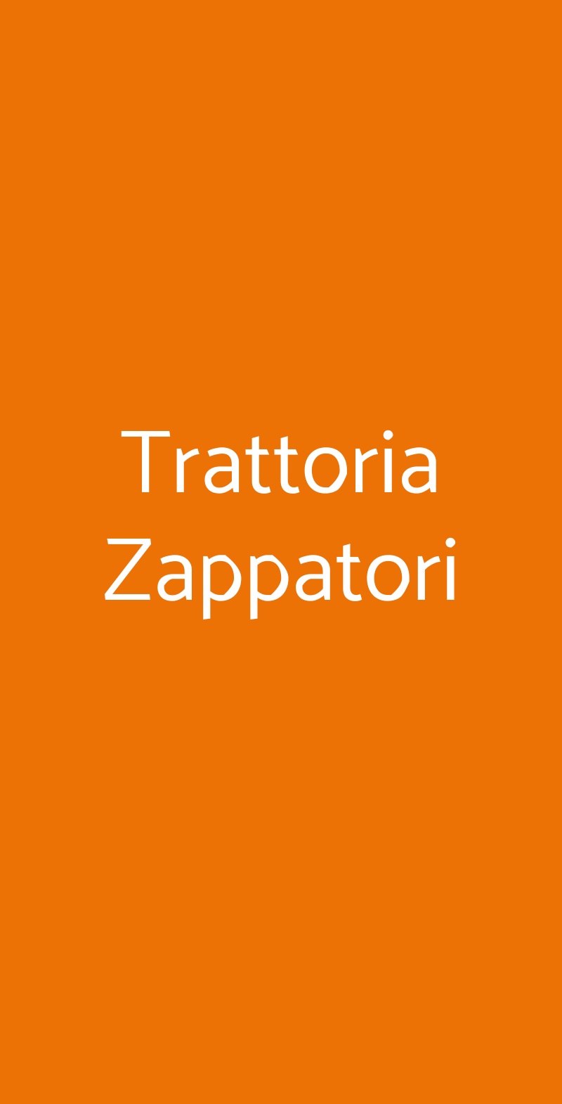 Trattoria Zappatori Pinerolo menù 1 pagina