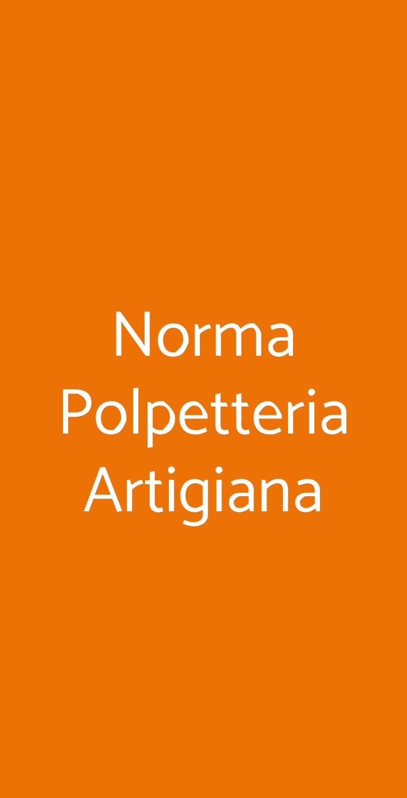 Norma Polpetteria Artigiana Torino menù 1 pagina