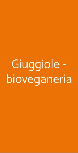 Giuggiole - Bioveganeria, Torino