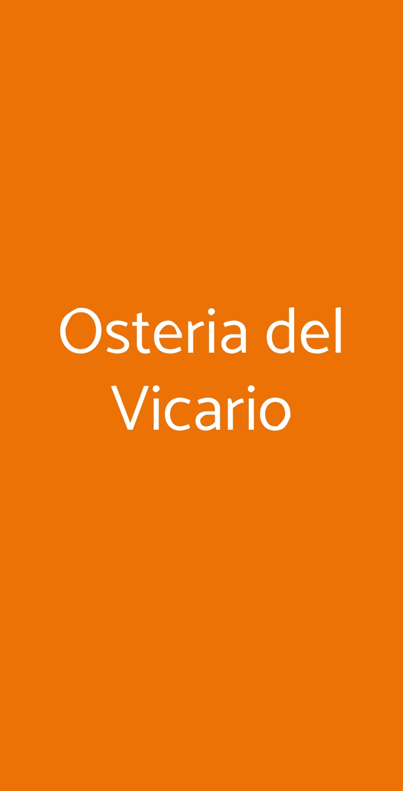 Osteria del Vicario Certaldo menù 1 pagina