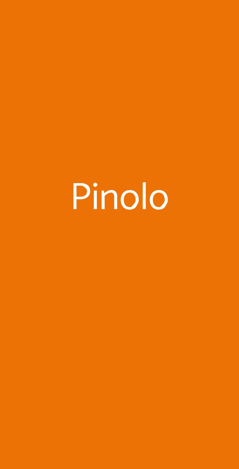 Pinolo Firenze menù 1 pagina