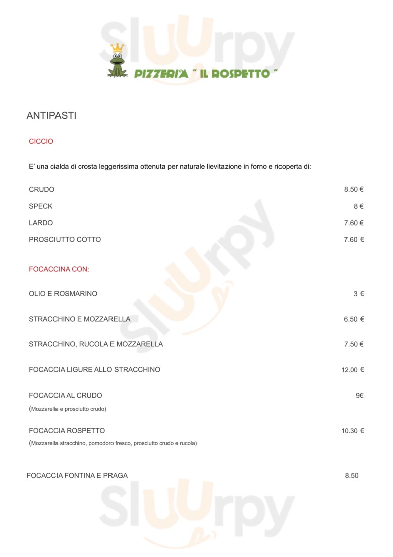 Pizzeria Il Rospetto