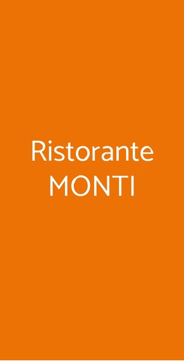 Ristorante Monti, Torino