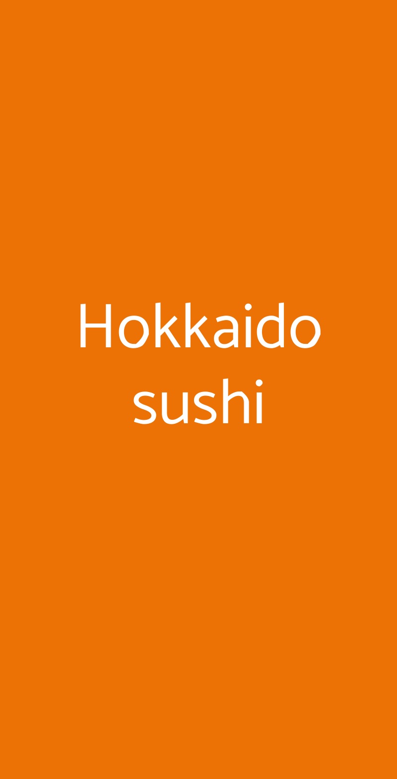 Hokkaido Sushi, Firenze